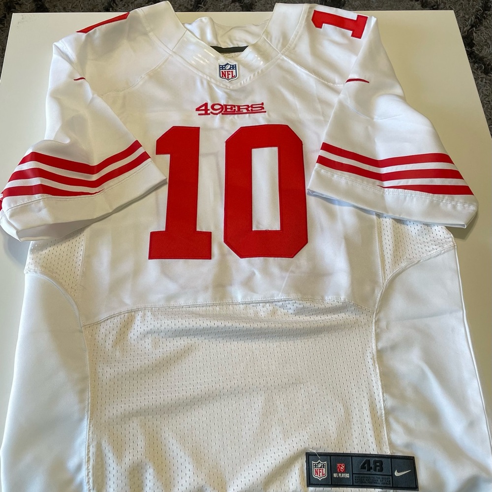 Nike XL WHT/RED 49er Jimmy G Jersey